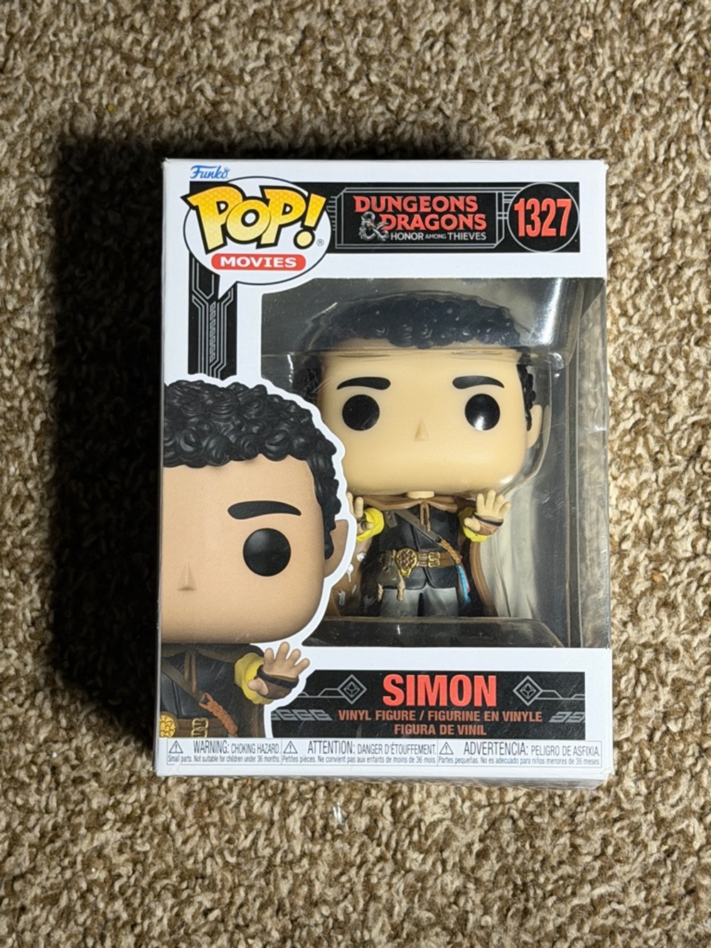 Funko Pop! Dungeons and Dragons Simon - Black & Gold Collectible Figure